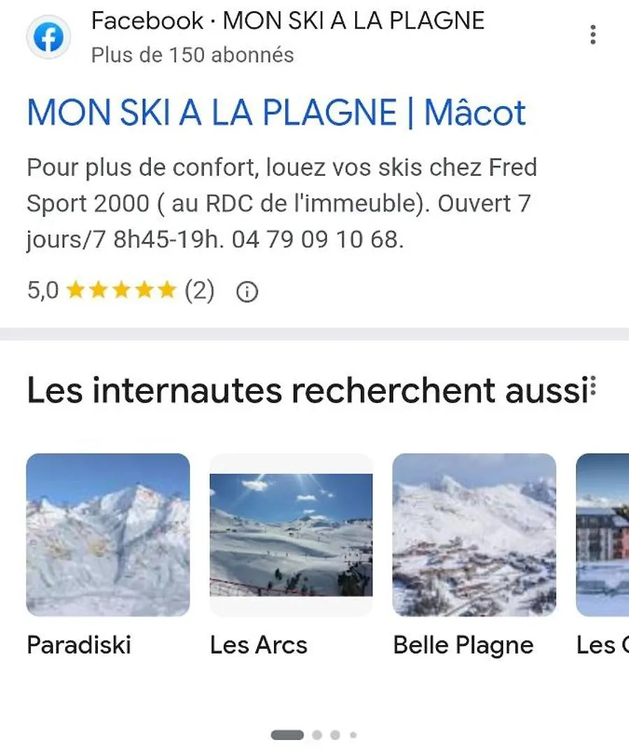 Mon Ski A La Plagne - Plagne Bellecote Residence 3000 Lägenhet
