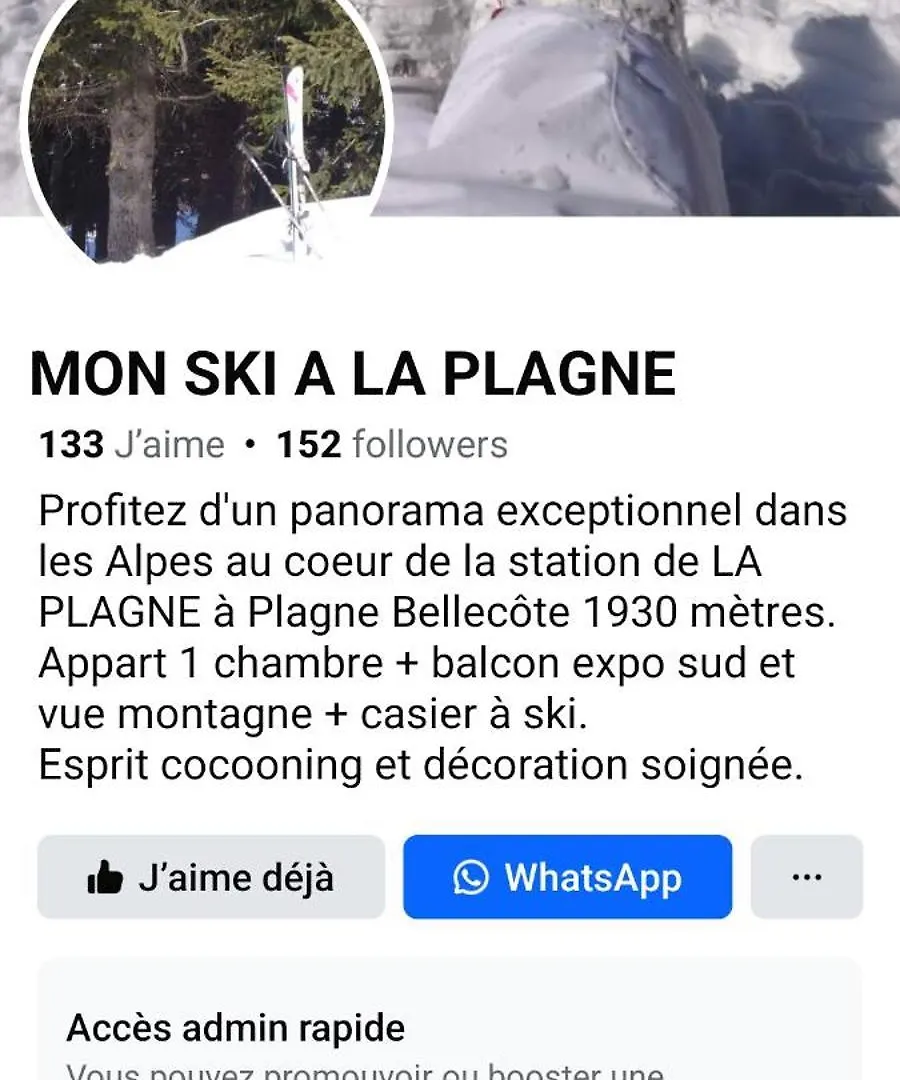 Mon Ski A La Plagne - Plagne Bellecote Residence 3000 0*,